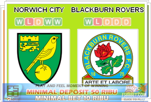 Prediksi Agen Casino Norwich City vs Blackburn Rovers